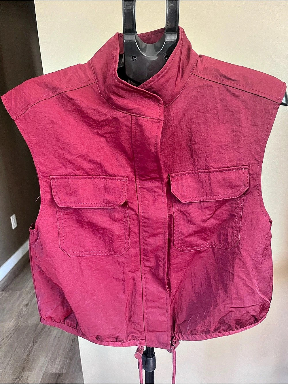 Woolrich Women'Small Utility Vest in Pink Size Small